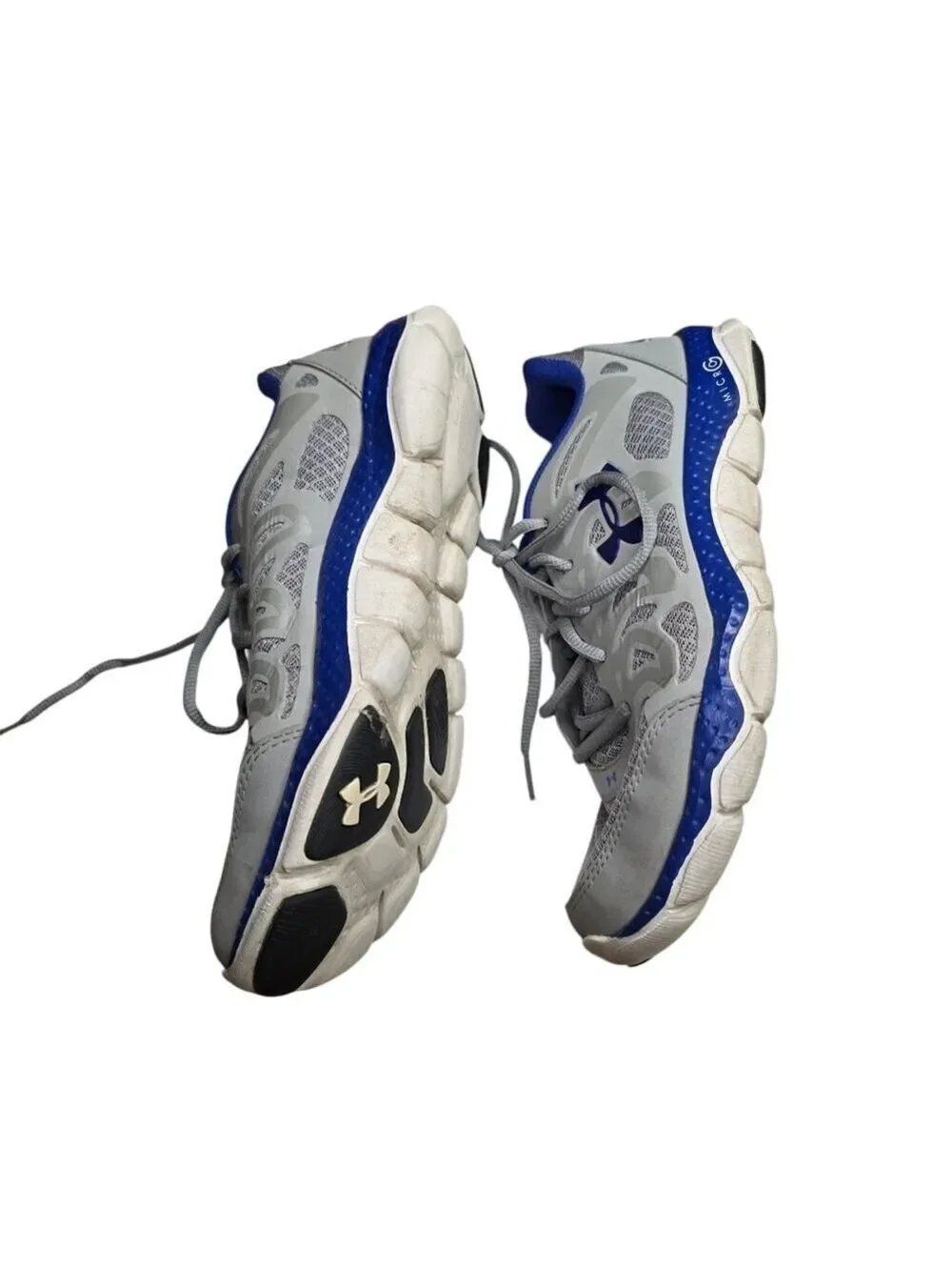 Under Armour Gray Blue Sneakers 8.5